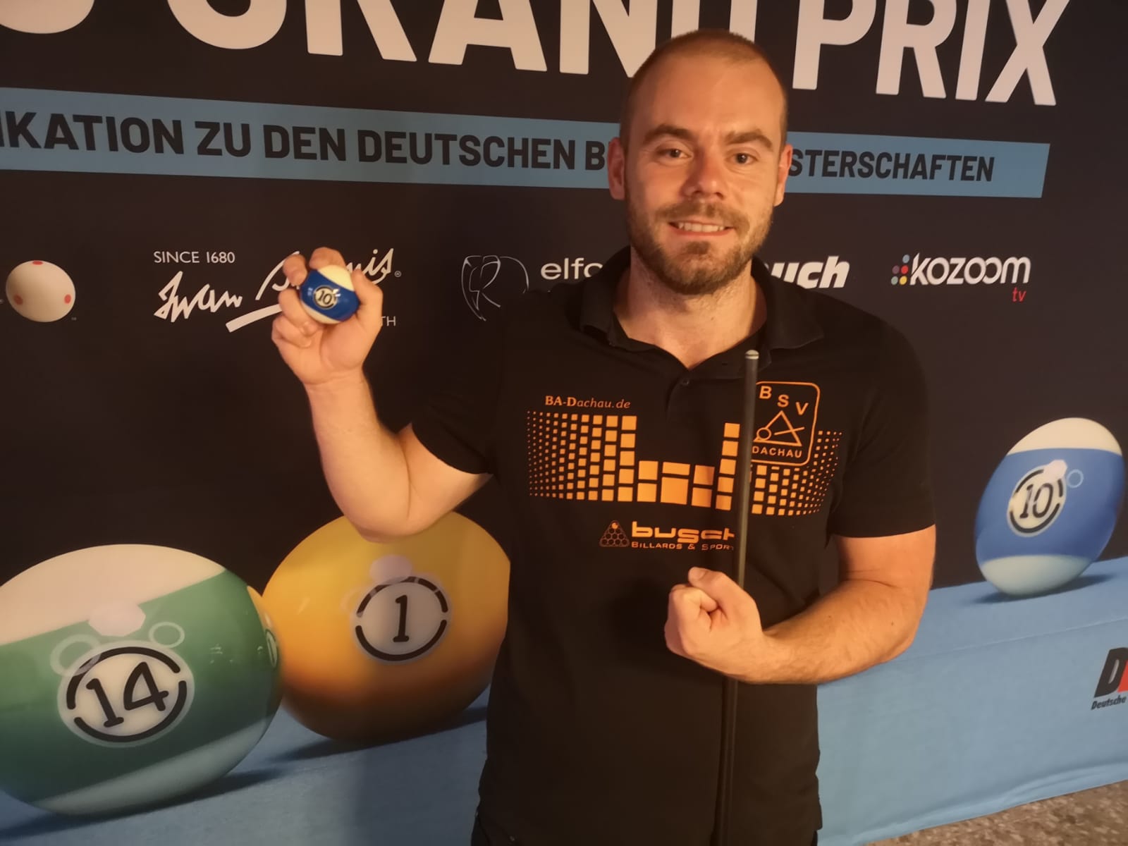 Read more about the article Stefan Kasper gewinnt 10-Ball Grand-Prix
