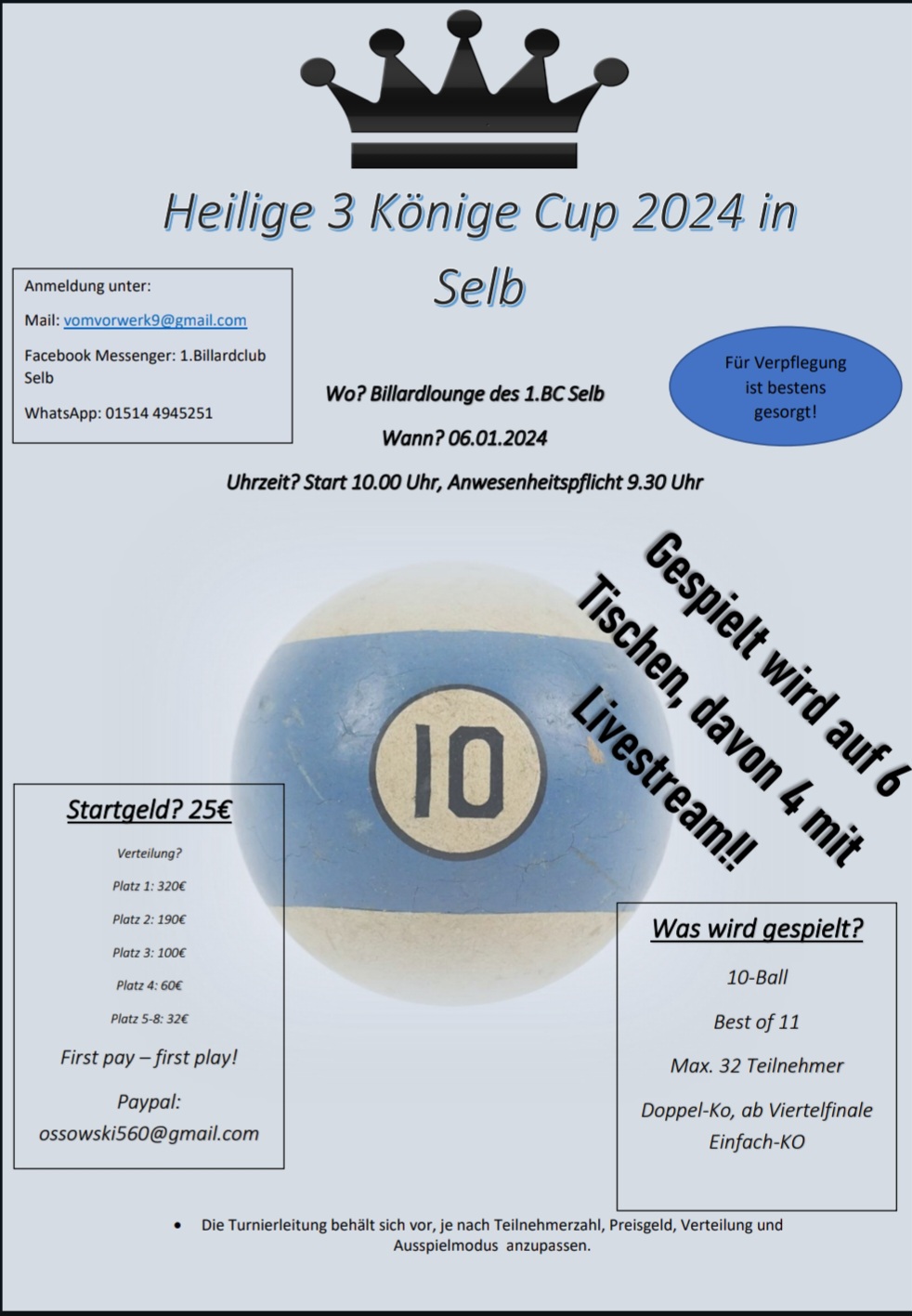 Read more about the article Heilige 3 Könige Cup 2024 in Selb
