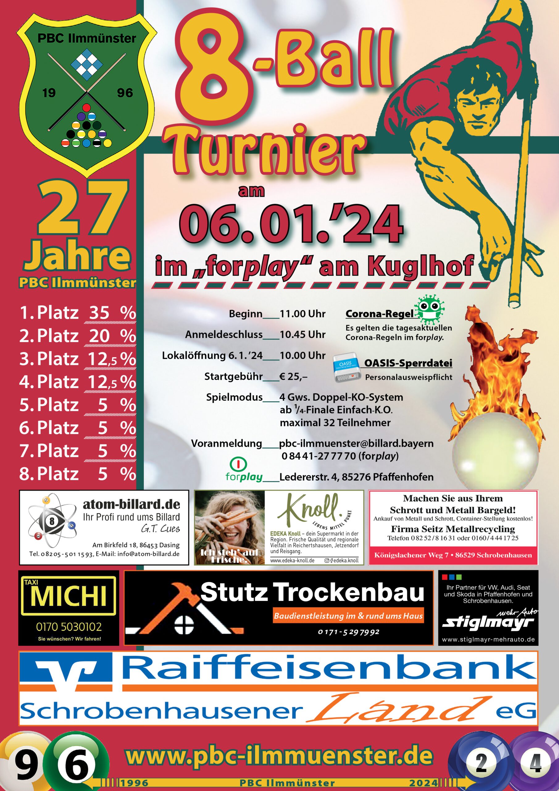 Read more about the article Heilig Drei König 8 Ball Turnier